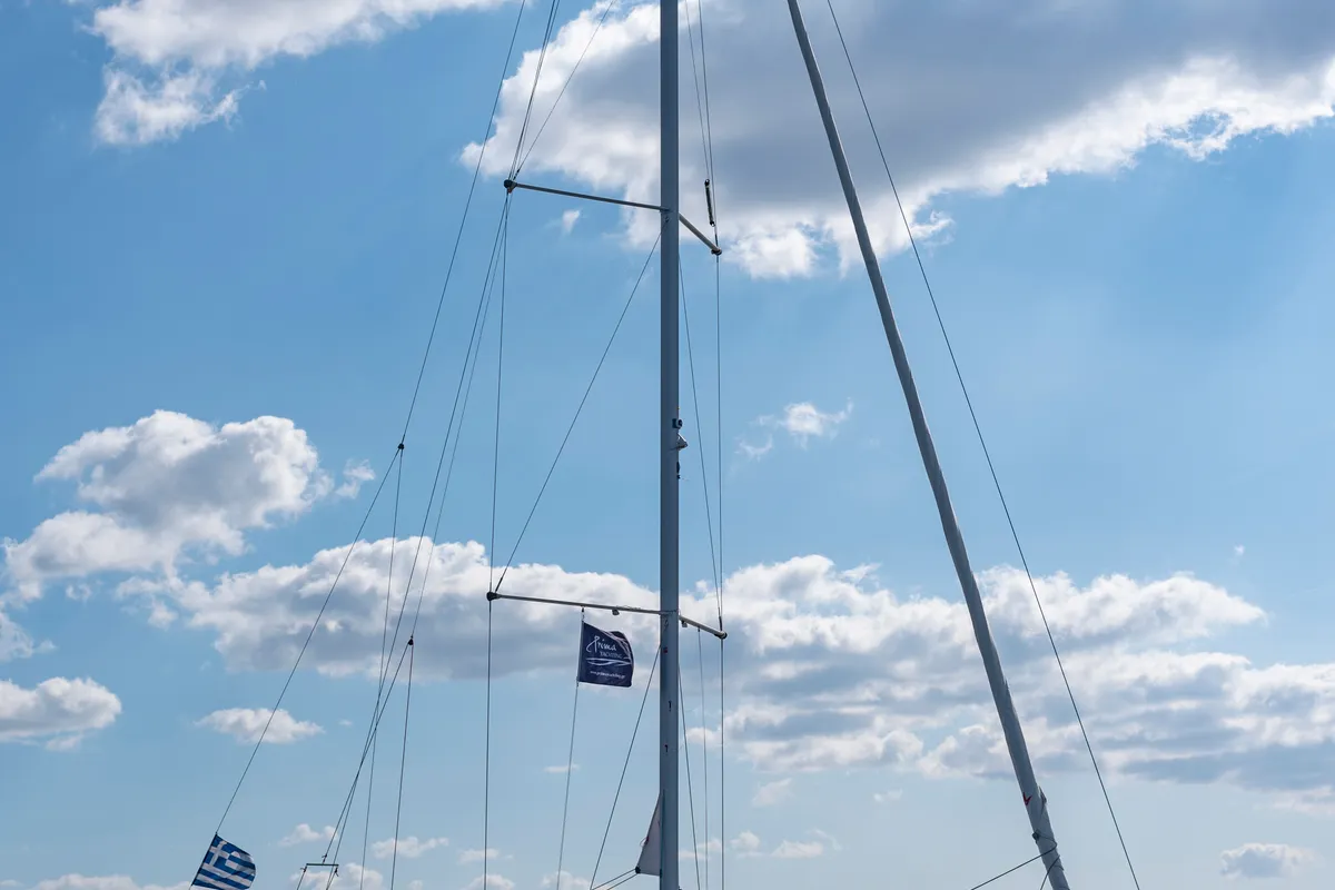 WHISPER, a Beneteau Oceanis 46.1 sailboat at Athens, Greece
