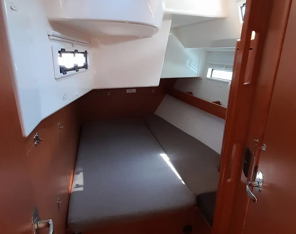 Cabin on Jemi, a Bavaria Cruiser 50 sailboat at Municipal Unit of Rhodes, Greece