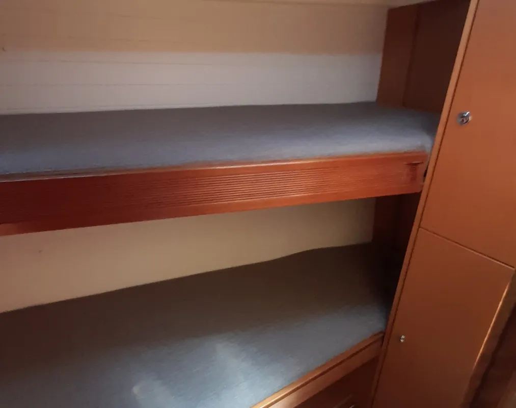 Cabin on Jemi, a Bavaria Cruiser 50 sailboat at Municipal Unit of Rhodes, Greece