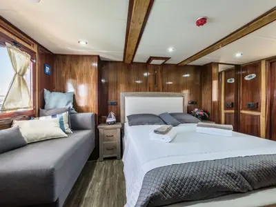 Cabin on ADRIATIC BREEZE, a Custom Made Adriatic Breeze motor yacht at Split, Croatia