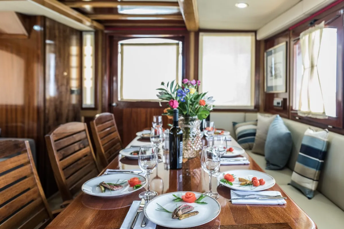 Salon of ADRIATIC BREEZE, a Custom Made Adriatic Breeze motor yacht at Split, Croatia