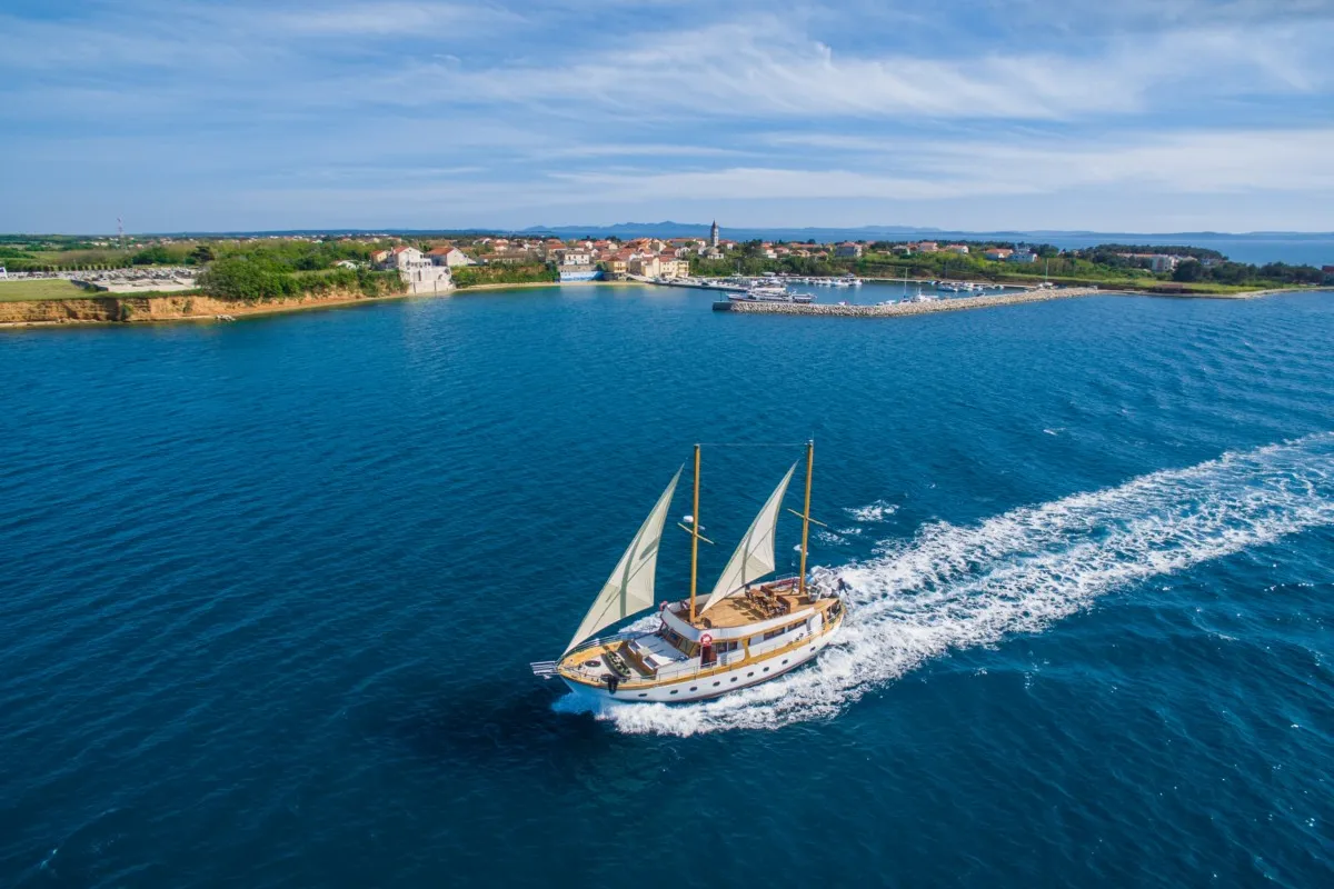 Exterior view of ADRIATIC BREEZE, a Custom Made Adriatic Breeze motor yacht at Split, Croatia