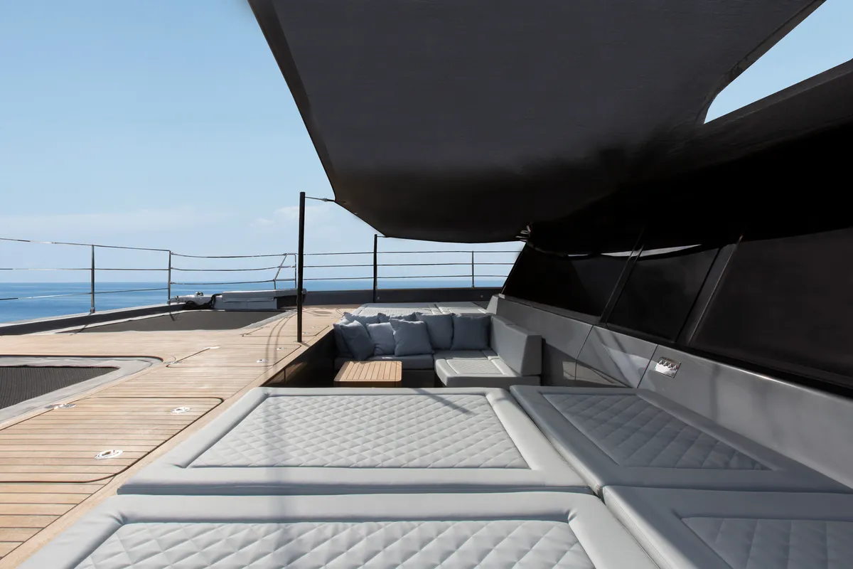 Calma, a Sunreef 60 catamaran at Ibiza, Spain