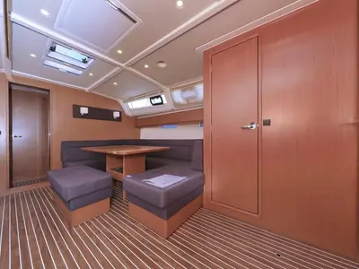 Galley of Bonnytta, a Bavaria Cruiser 51 sailboat at Biograd na Moru, Croatia