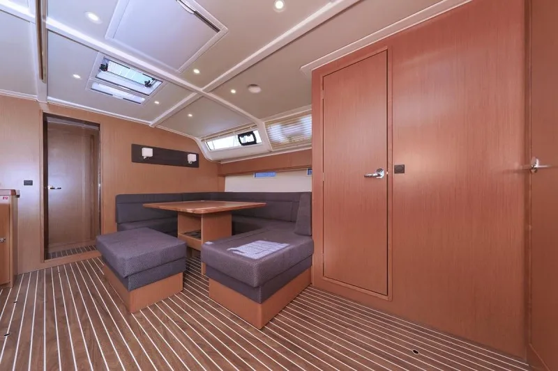 Galley of Bonnytta, a Bavaria Cruiser 51 sailboat at Biograd na Moru, Croatia