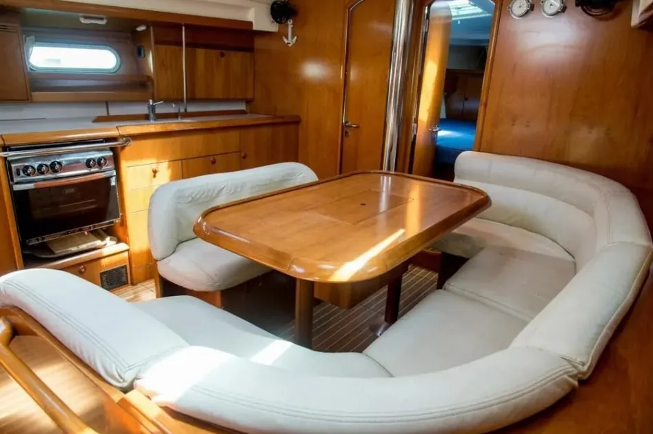 Spanaki II, a Jeanneau Sun Odyssey 45 sailboat at Athens, Greece