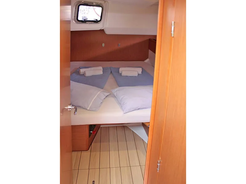 Cabin on Zeus, a Jeanneau 53 sailboat at Lavreotiki Municipal Unit, Greece