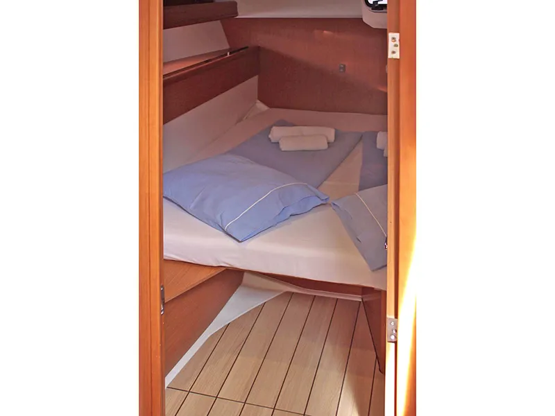 Cabin on Zeus, a Jeanneau 53 sailboat at Lavreotiki Municipal Unit, Greece