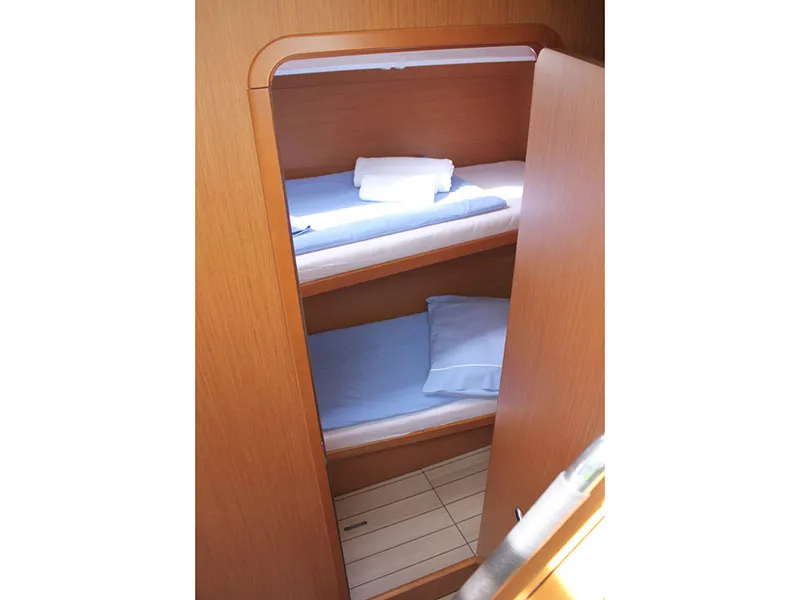 Cabin on Zeus, a Jeanneau 53 sailboat at Lavreotiki Municipal Unit, Greece