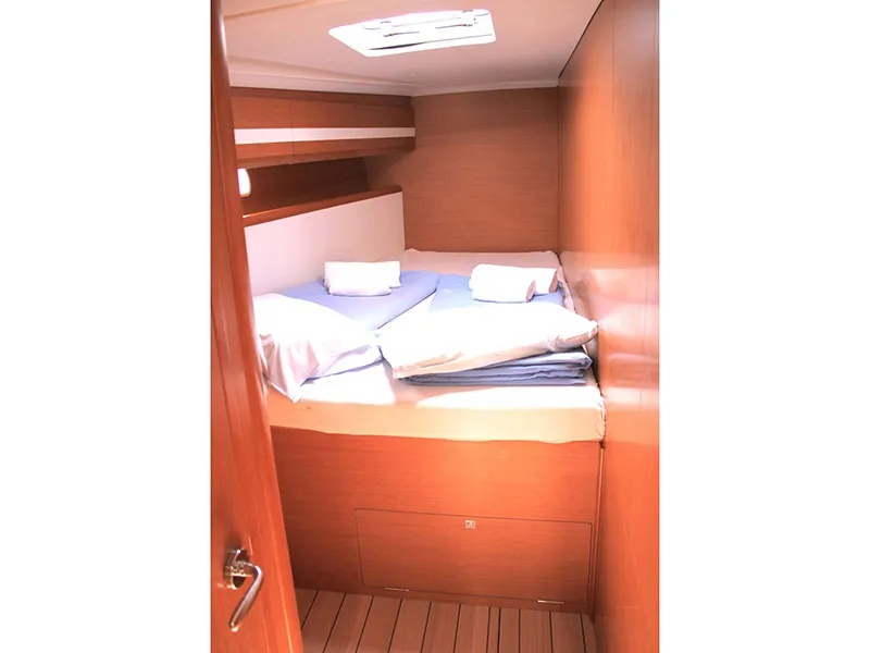Cabin on Zeus, a Jeanneau 53 sailboat at Lavreotiki Municipal Unit, Greece