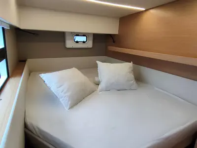 Cabin on Master Yoda, a Nautitech 40 Open catamaran at Punat, Croatia