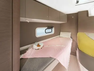 Cabin on Perseids, a Bali Catspace catamaran at Kontokali, Greece