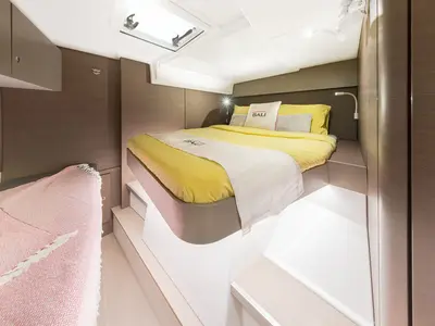 Cabin on Perseids, a Bali Catspace catamaran at Kontokali, Greece