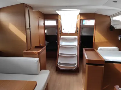 Alboran Caipiroska (Radazul), a Jeanneau Sun Odyssey 440 sailboat at El Rosario, Spain