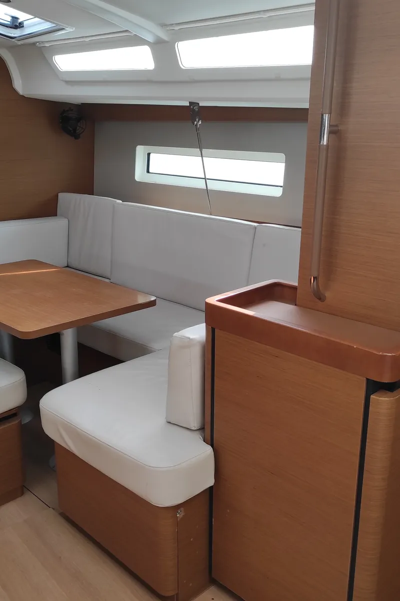 Alboran Caipiroska (Radazul), a Jeanneau Sun Odyssey 440 sailboat at El Rosario, Spain