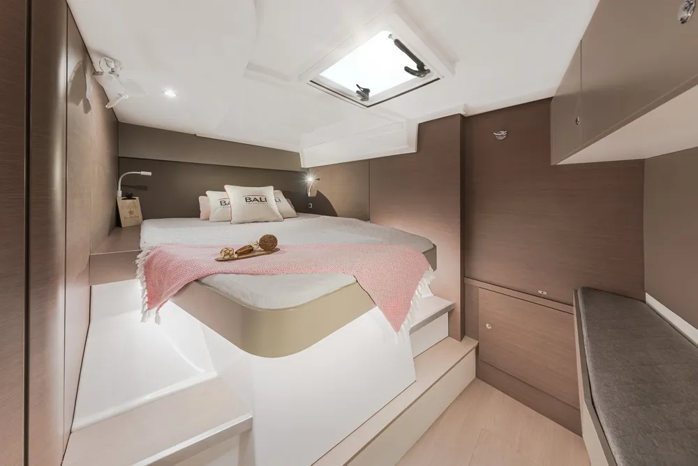 Cabin on Day Dream, a Bali Catspace catamaran at Grad Pula, Croatia