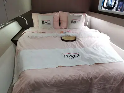 Cabin on Day Dream, a Bali Catspace catamaran at Grad Pula, Croatia