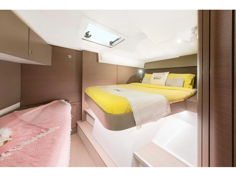 Cabin on Day Dream, a Bali Catspace catamaran at Grad Pula, Croatia