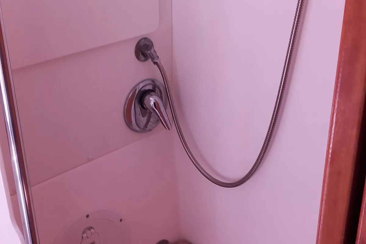 Head on Eowyn G, a Bavaria 39 Cruiser sailboat at Grad Trogir, Croatia