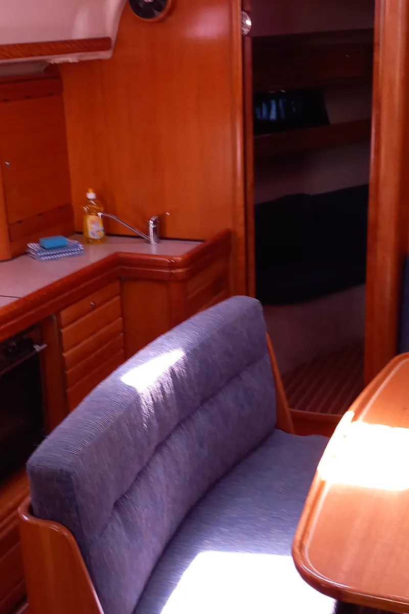Salon of Eowyn G, a Bavaria 39 Cruiser sailboat at Grad Trogir, Croatia