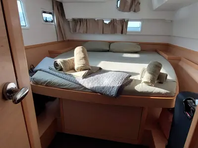 Cabin on Premium, a Lagoon 42 catamaran at Municipal Unit of Lefkada, Greece