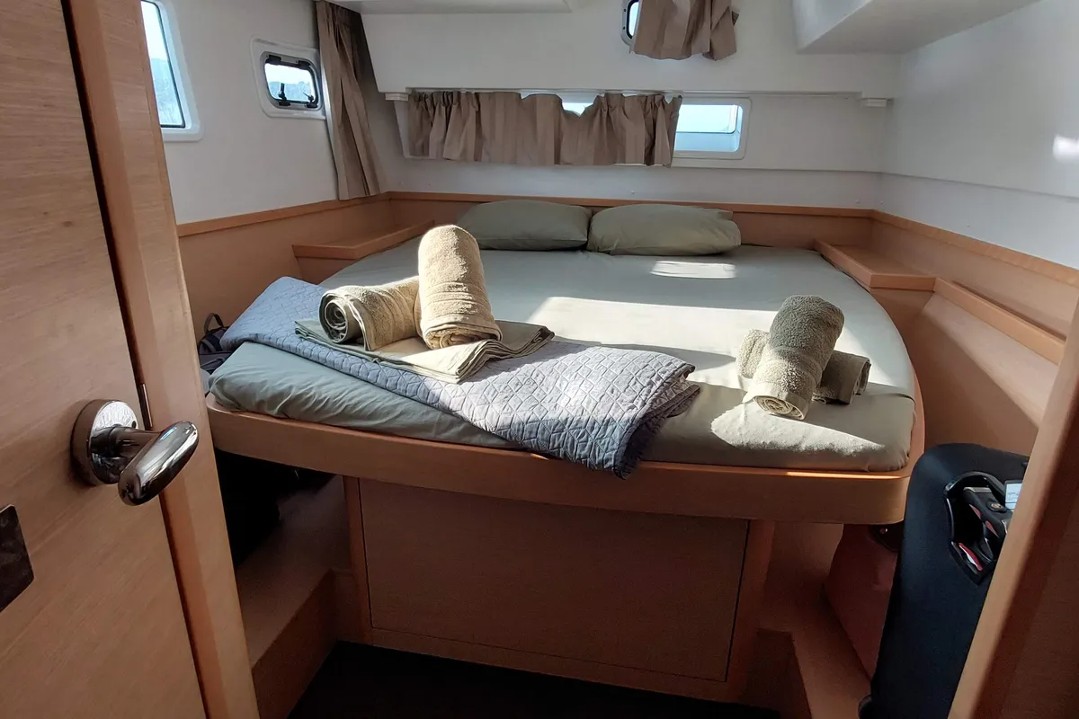 Cabin on Premium, a Lagoon 42 catamaran at Municipal Unit of Lefkada, Greece
