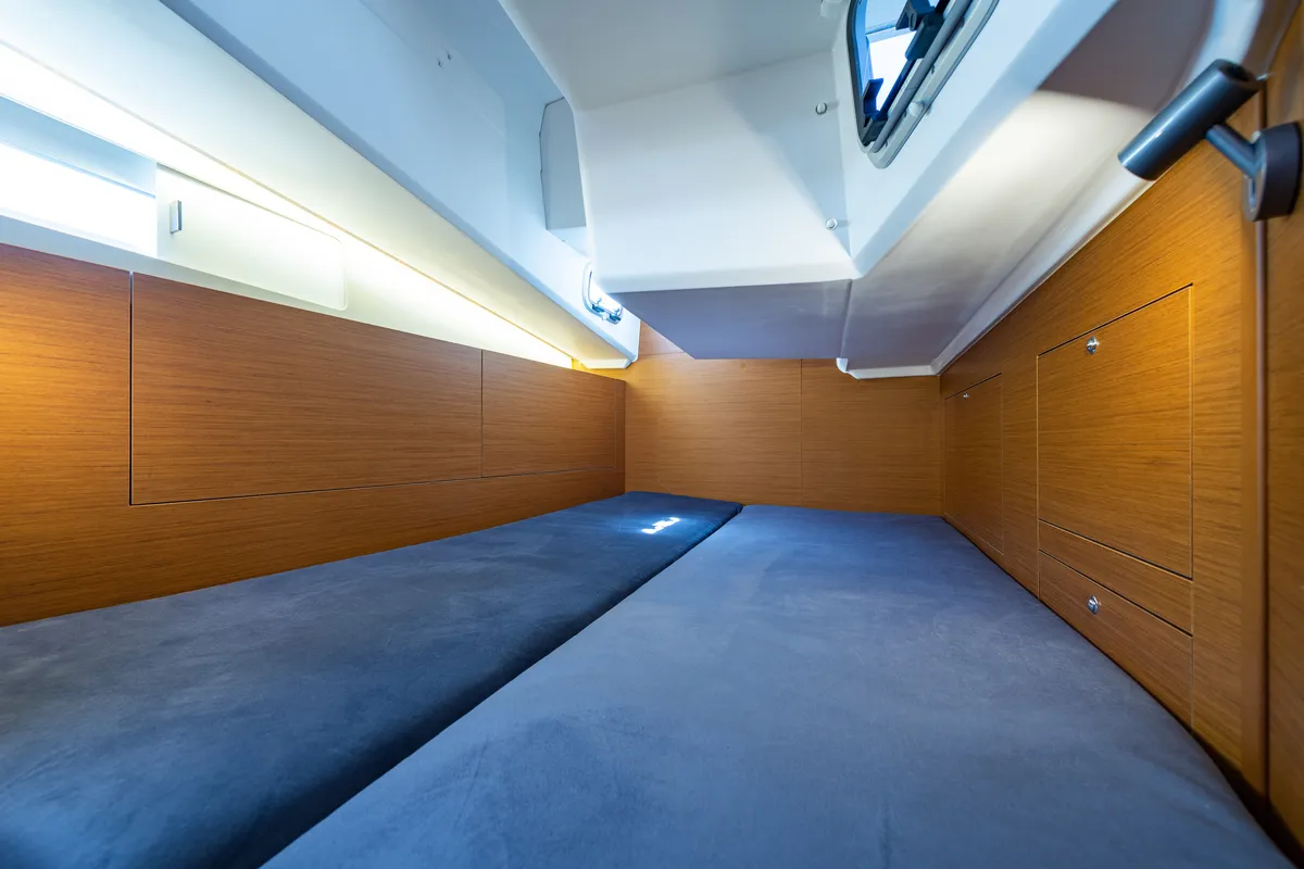 Cabin on Martha, a Jeanneau Sun Odyssey 410 sailboat at Municipal Unit of Lefkada, Greece