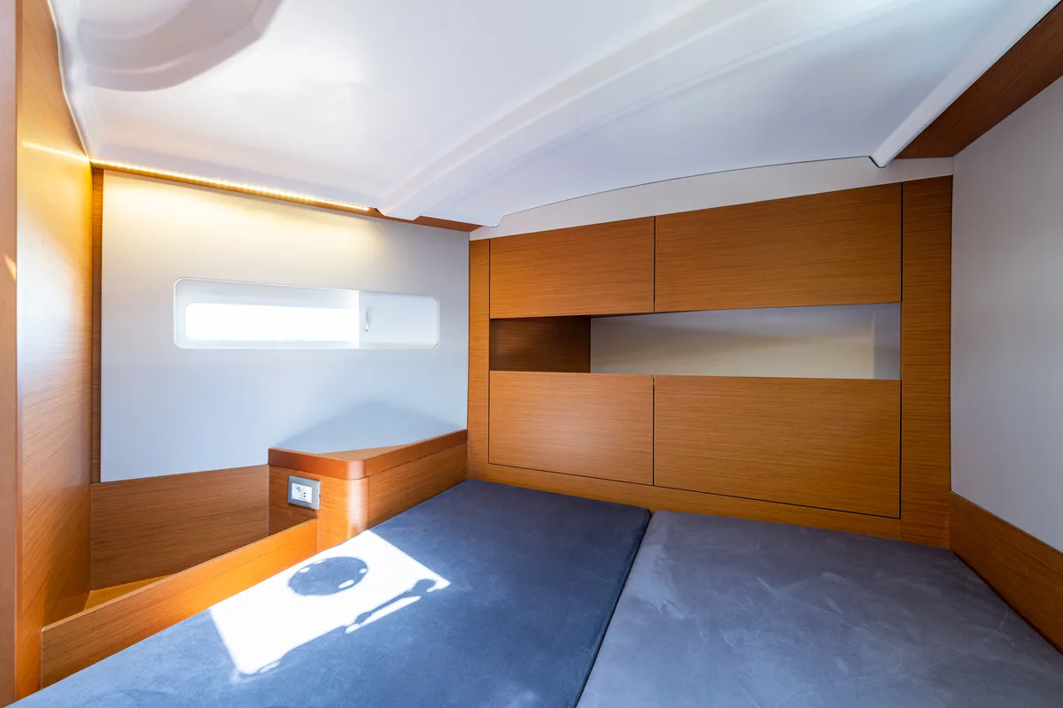Cabin on Martha, a Jeanneau Sun Odyssey 410 sailboat at Municipal Unit of Lefkada, Greece