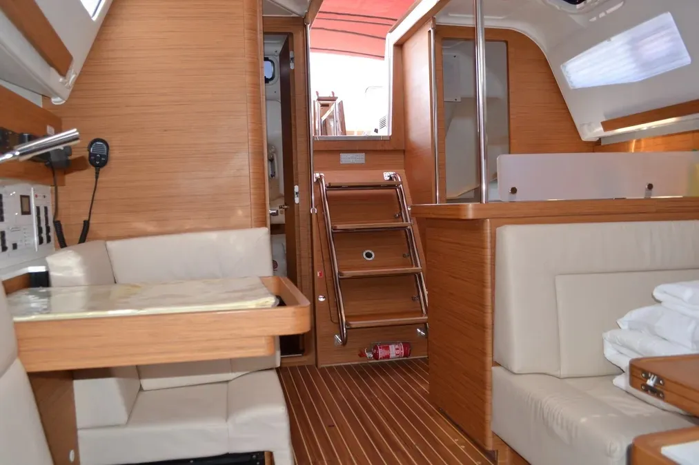 Salon of Google, a Elan Impression 40 sailboat at Grad Trogir, Croatia