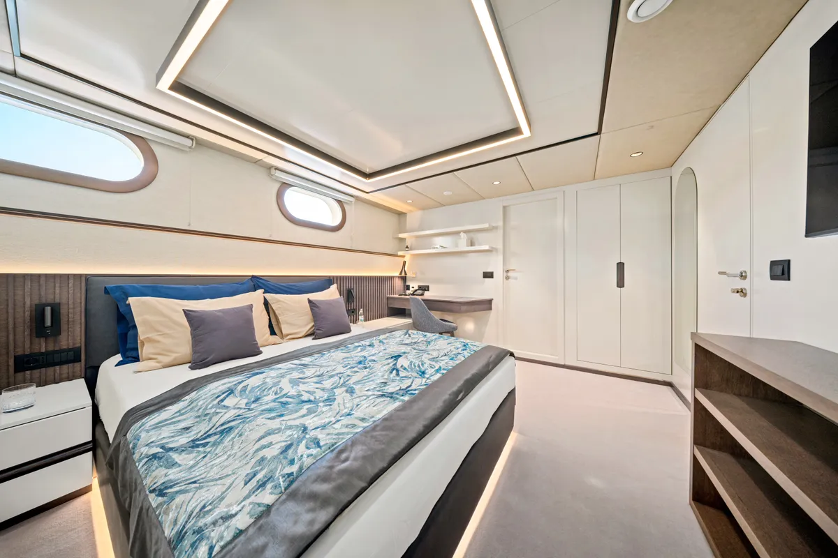 Cabin on Anima Maris, a Gulet Luxury Sailing Yacht sailboat at Split, Croatia