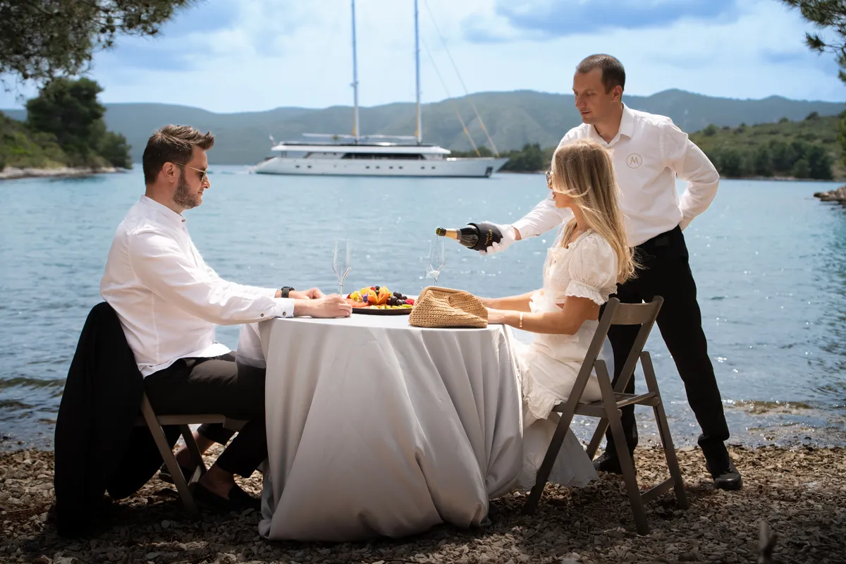 Anima Maris, a Gulet Luxury Sailing Yacht sailboat at Split, Croatia