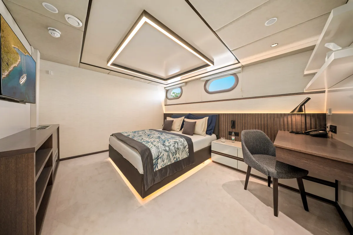 Cabin on Anima Maris, a Gulet Luxury Sailing Yacht sailboat at Split, Croatia