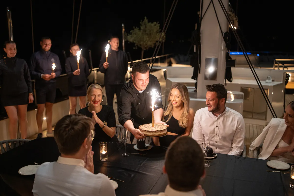 Anima Maris, a Gulet Luxury Sailing Yacht sailboat at Split, Croatia