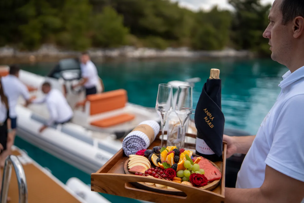 Anima Maris, a Gulet Luxury Sailing Yacht sailboat at Split, Croatia