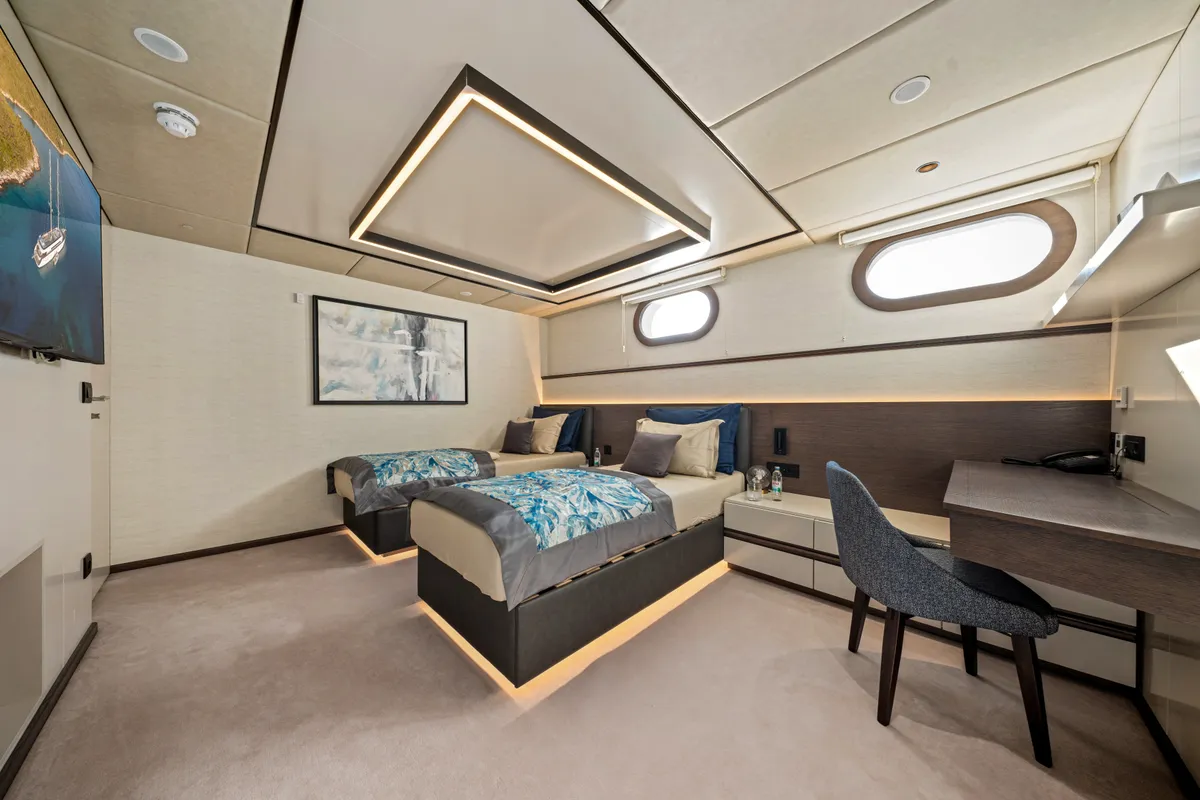 Cabin on Anima Maris, a Gulet Luxury Sailing Yacht sailboat at Split, Croatia