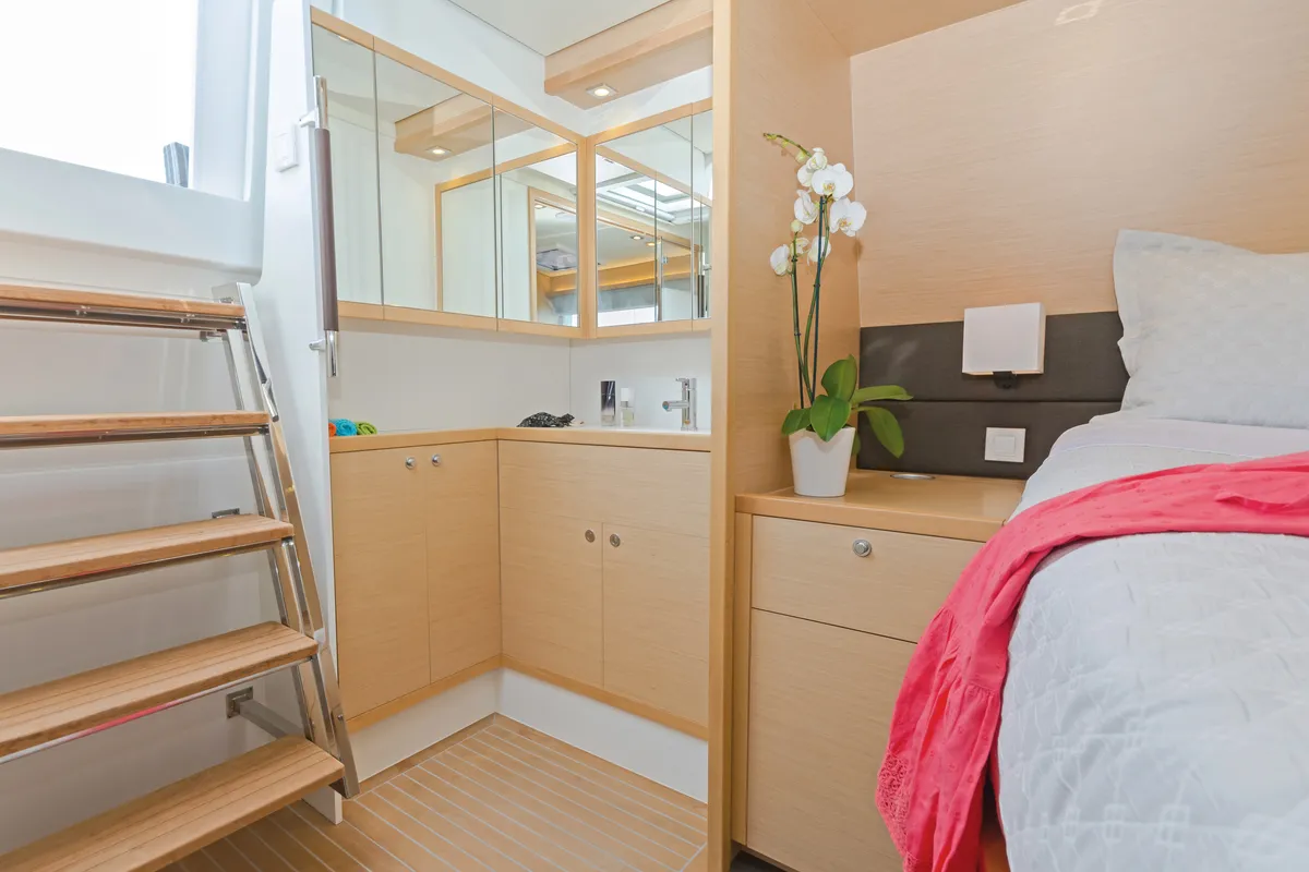 Cabin on Cool Breeze, a Lagoon 560 catamaran at Općina Marina, Croatia