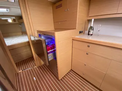 Galley of Catacea, a Dufour 430 sailboat at Primošten, Croatia