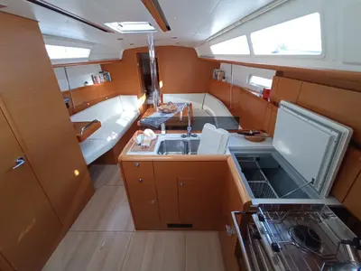 FEARLESS, a Jeanneau Sun Odyssey 379 sailboat at Municipal Unit of Lefkada, Greece