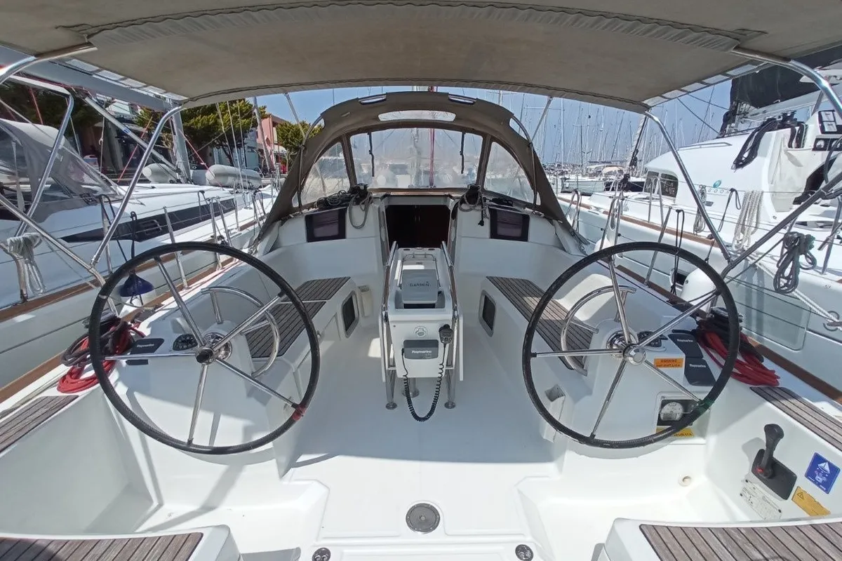 FEARLESS, a Jeanneau Sun Odyssey 379 sailboat at Municipal Unit of Lefkada, Greece