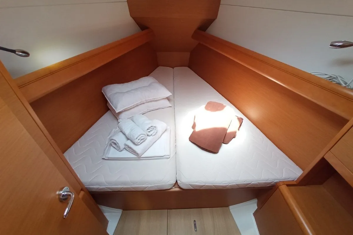 FEARLESS, a Jeanneau Sun Odyssey 379 sailboat at Municipal Unit of Lefkada, Greece