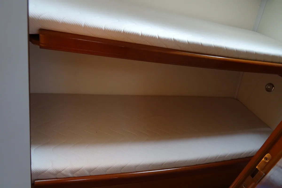 Cabin on Galaxy, a Beneteau Cyclades 50.5 sailboat at Athens, Greece
