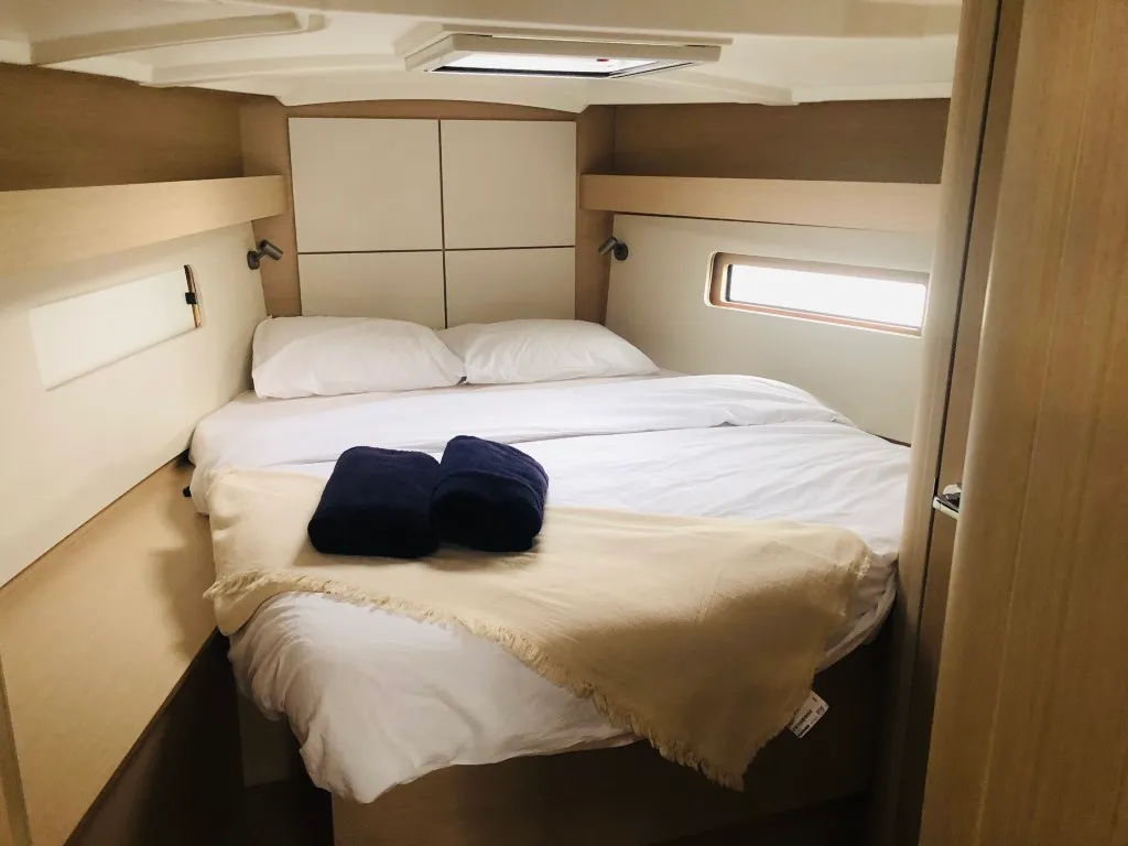 Cabin on AZORIAN, a Beneteau Oceanis 40.1 sailboat at Split, Croatia