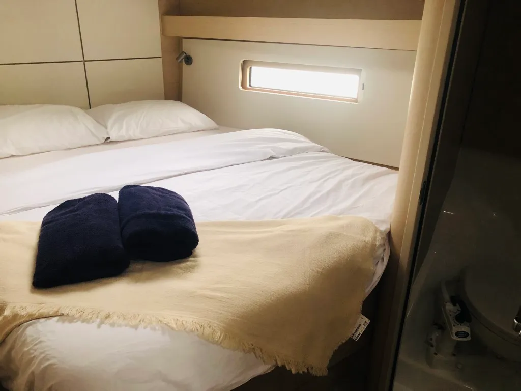 Cabin on AZORIAN, a Beneteau Oceanis 40.1 sailboat at Split, Croatia