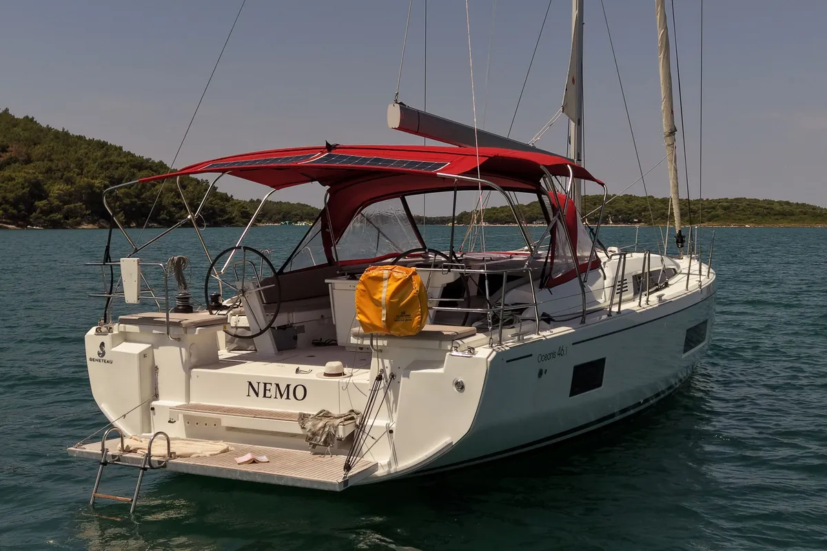 Nemo, a Beneteau Oceanis 46.1 sailboat at Općina Medulin, Croatia