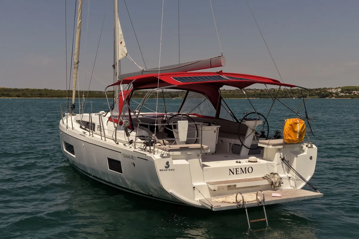 Nemo, a Beneteau Oceanis 46.1 sailboat at Općina Medulin, Croatia