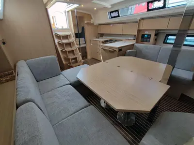 Salon of Gala, a Bavaria C42 sailboat at Punat, Croatia