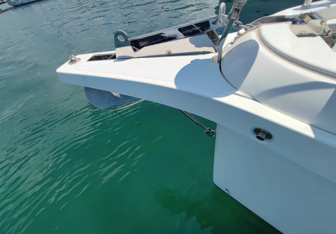Gala, a Bavaria C42 sailboat at Punat, Croatia