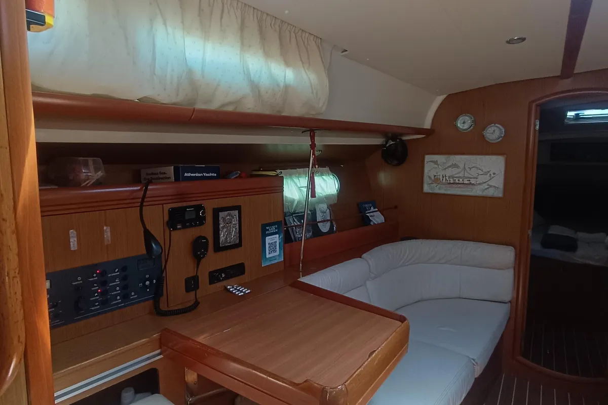 Sea Obsession, a Jeanneau Sun Odyssey 42i sailboat at Municipal Unit of Ellomenos, Greece