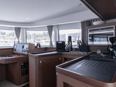 Galley of HAPPY KEY, a Lagoon 42 catamaran at Općina Rogoznica, Croatia