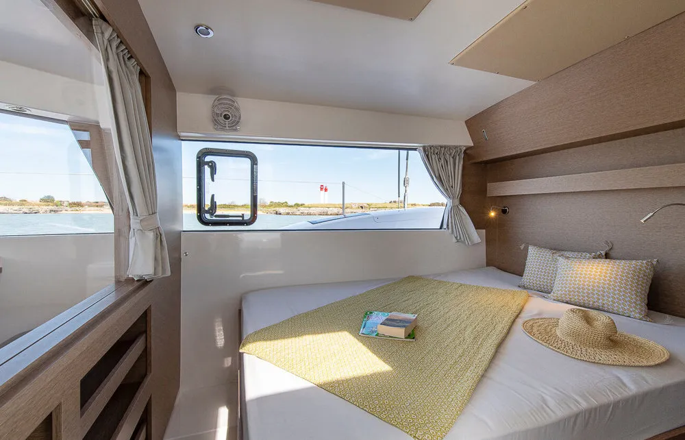 Cabin on Matana, a NEEL 47 sailboat at Olbia, Italy